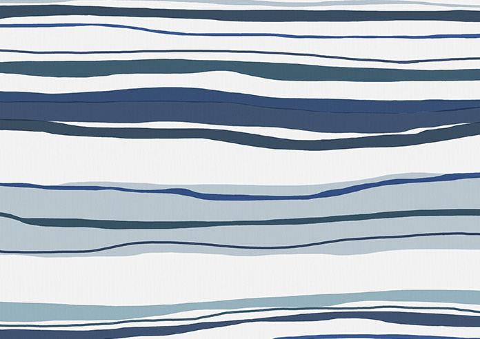 Seaside Waves, Navy - Roller Blind - Image 6